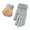 Grey, variant on Winter Knit Gloves for Women Convertible Design with Removable Touchscreen Caps for Typing Driving and Phone Use Grey