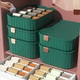 thumbnail image 4 of Naturegr Solid Convenient Underwear Storage Boxes Classified Reusable Plastic Multi-Functional Socks Bra Organizer for Closet, 4 of 8