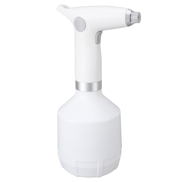 Botella de Spray Eléctrica, Rociador Eléctrico Boquilla Ajustable 1L para exteriores