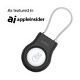 thumbnail image 2 of Belkin Apple AirTag Secure Holder With Wire Cable - AirTag Holder - Lock & Protect Air Tags In Durable Scratch Resistant Case - Protective AirTag Keychain Accessory For Keys, Luggage & More – Black, 2 of 6
