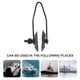thumbnail image 2 of EeaseMX Universal Rectangular Marine Boat Yacht Motor Flusher Engine Ear Muffs Cup Outboard Garden Hose (Negro), 2 of 7