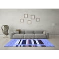 thumbnail image 3 of Ahgly Company Indoor Rectangle Abstract Blue Contemporary Area Rugs, 8' x 10', 3 of 4