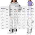 thumbnail image 3 of Stamzod Girls' Clothing Sets 2 Piece Sweatsuits Casual Color Block Hoodies and Wide Leg Sweatpants Fall Winter Girls Outfits Size 10-12 Purple B 13-14Years, 3 of 9
