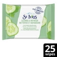 thumbnail image 1 of St Ives Refreshing Cucumber Facial Cleansing Wipes 25 Wipes, 1 of 8