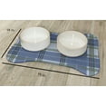 thumbnail image 2 of Simply Daisy Scotish Plaid Bone Shape Pet Feeding Mat for Dogs, 2 of 3