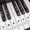 thumbnail image 1 of Piano Keyboard Stickers For 49/54/61/88 White And Black Keys, Music Electronic Piano Keyboard Note Stickers, 1 of 4