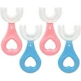 thumbnail image 1 of 4 Paquetes de Cepillos de Dientes en Forma de U YONGSHENG con Cerdas de Silicona para Niños, 1 of 4
