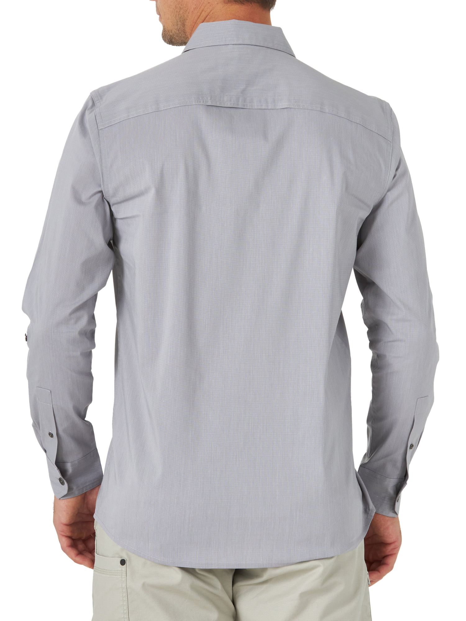 Wrangler Men's Outdoor Long Sleeve Utility Camp Shirt