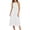 White, variant on Women’s Halter Neck A-Line Midi Dress Sleeveless Tie Waist Casual Summer Vacation Dress