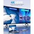 thumbnail image 4 of Hub USB C Hiearcool 7 en 1 con lector de tarjetas SD SD/TF 4K HDMI 100 W PD, 4 of 6