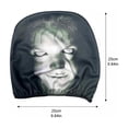 thumbnail image 3 of 1 Pcs Car Headrest Cover, Scary Face Printing Auto Seat Headrest Protector, 2026 Funny Spooky Face Masque Head Rest Cover, 3 of 6