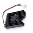 thumbnail image 2 of Alloy PWM Adjustable Speed Radiator with Fan for Raspberry Pi Module 4, 2 of 11