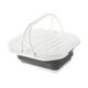 thumbnail image 4 of Cesta de Picnic plegable, cubo para ropa, cubo de agua, cestas para la colada con asa de tapa, cesta de Camping para barbacoa, hogar, RV, pesca Gris, 4 of 9