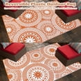 thumbnail image 3 of Alfombra de exterior Ilead, 244 x 305 cm, impermeable, reversible, naranja, 3 of 8