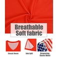 thumbnail image 5 of CASSIE LIZ Plus Size Womens 2 Piece Shorts Sets American Flag Outfits 2X V Neck Short Sleeve Top and Drawstring Shorts Casual with Pocket Lounge Beach Vacation Daily Summer Outfits 2XL 18W 20W, 5 of 6