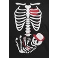 thumbnail image 4 of Old Glory Mens Baby Boy Pregnant Skeleton Halloween Costume Short Sleeve T Shirt, 4 of 6