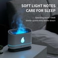 thumbnail image 2 of Yuarrent Humidificador de aire de llama, aceite esencial, difusor de Aroma interior recargable para dormitorio con luz nocturna, generador de niebla de Humidificadores Yuarrent HA063462-00, 2 of 6