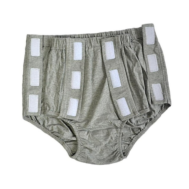 MERIGLARE Women Adults Reusable Incontinence Pant Diaper Grey XL XL