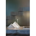 thumbnail image 4 of Zafferano Pina 11.4" 1-Light Portable Table Lamp Dimmable White with Polycarbonate Shade, 4 of 4