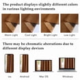 thumbnail image 7 of NICETOWN Gold Brown Blackout Velvet Curtains 108" Length, Energy Saving Heat Blocking Drapes for High Ceiling Living Room, Elegant Thick Velvet Window Panels for Privacy Protection, Set of 2, 7 of 7