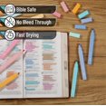 thumbnail image 4 of wqlpp-- Surligneurs Esthétiques, 8 Pcs, Pointe Biseautée, Couleurs Assorties, Mignons Surligneurs Couleurs Assorties, Surligneurs Bibliques et Stylos Sans Purge, Sans Purge pour Pages Bibliques Sans Purge, 4 of 4