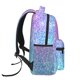 thumbnail image 3 of Disketp Multicolor Glitter Mochila Estampada para Hombre y Mujer – Mochila Ligera Clásica con Múltiples Bolsillos para Universidad, Trabajo y Viajes-One Size, 3 of 5