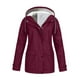 thumbnail image 1 of Chaqueta Rompevientos Macarena de invierno con capucha para mujer Rojo M, 1 of 4