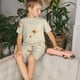 thumbnail image 4 of Balery Pita Tortilla Conjunto de Pijama Infantil de Manga Corta con Estampado – Ropa de Dormir de Algodón Suave-Large, 4 of 6