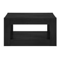 thumbnail image 6 of Evelyn&Zoe Hughes 32" Wide Square Coffee Table, Black Grain, 6 of 8