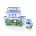 thumbnail image 4 of T-fal Set K3029012 de 5 piezas de contenedores herméticos, Master Seal Fresh, libres de BPA, para conservar tus alimentos en óptimas condiciones, Transparente/Azul, Chico, 4 of 5