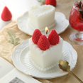thumbnail image 5 of Gmogad Realistic Strawberry Cream Cake Candle, Soy Wax Aromatherapy Gift Set for Birthdays, Cute Photo Prop & Home Decor with Sweet Fragrance & Decorative Packaging, 5 of 7