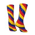 thumbnail image 5 of Women Colorful Crew Socks Flag Of Venezuela Novelty Fun Socks For Mens, 5 of 7