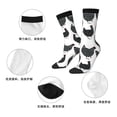 thumbnail image 5 of Honeii Retro Rooster Print Adult Socks,Crew Socks,Casual Calf Socks,Daily Wear Socks for Men & Women, Perfect for Sports, Casual and Everyday Use, 5 of 6