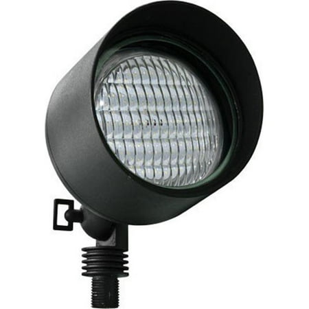 Cast Aluminum Outdoor Spotlight - Dabmar Lighting LV23-LED6-B Cast Aluminum Spot Light 6W LED - PAR36 12V, Black