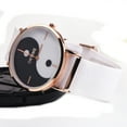 thumbnail image 2 of Yin Yang Watch White Adjustable Canvas Band Men Woman Asian Sports Style Watch-223, 2 of 3