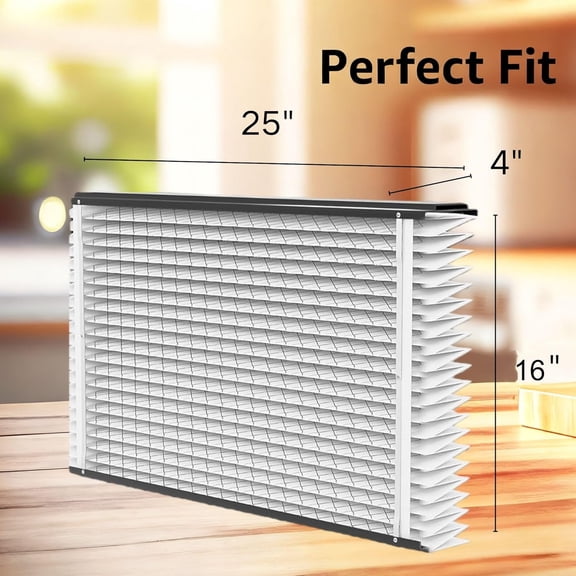 2 Pack 413 Filter for Whole House Purifiers MERV 13 Size 16x25x4
