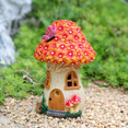 thumbnail image 2 of Statue Extérieure Maison de Fée et Gnome Figurines de Champignons Imperméables pour Décoration de Patio Extérieur Pelouse, 2 of 6