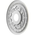 thumbnail image 4 of Ekena Millwork 16"OD x 3 1/2"ID x 1"P Baltimore Thermoformed PVC Ceiling Medallion (Fits Canopies up to 6 1/2"), UltraCover Satin Smokey Beige, 4 of 5
