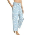 thumbnail image 2 of Xecao Cute Bunny Women's Straight Lounge Pajama Pants: The Epitome of Relaxed Sleepwear, 2 of 9
