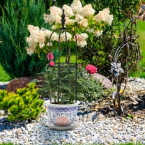 ACDANC Heavy Duty Metal Trellis,Climbing Plants Garden Obelisk Trellis Plant Support Tall Garden Trellis Potted Plants Flower Support Trellis for Outdoor Indoor Plants