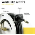 thumbnail image 2 of New Reelworks Spring Rewind Oil Fuel Hose Reel 1/2" X 50ft. S. A. E. 100R1 Hose by Reelworks, 2 of 6
