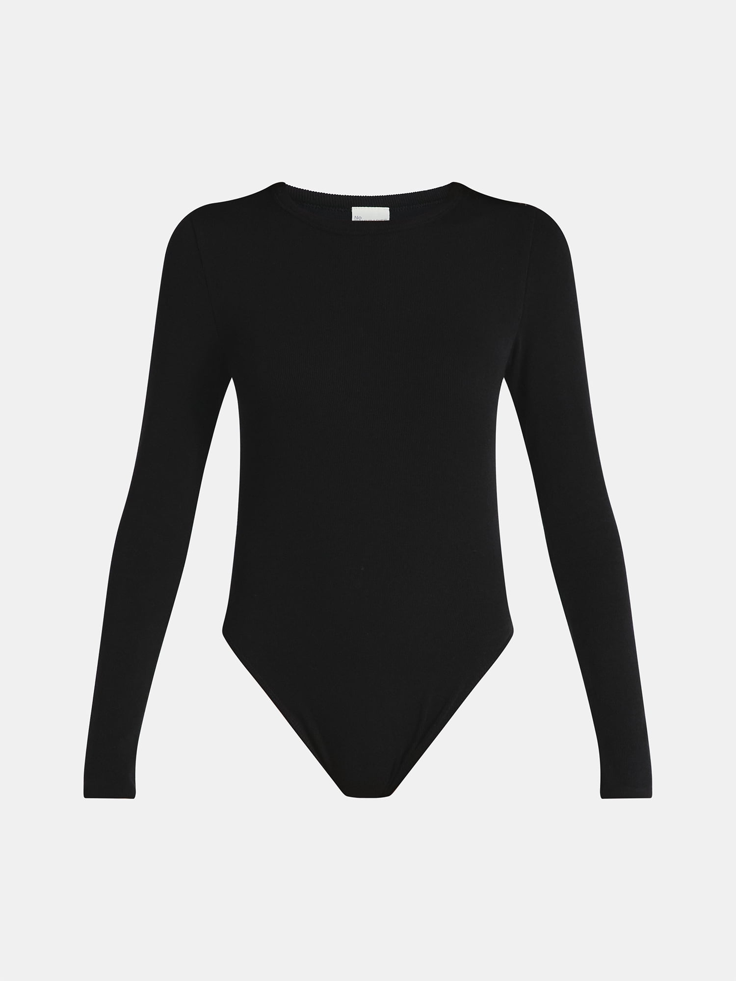 No Boundaries Seamless High Neck Bodysuit with Long Sleeves, Women's