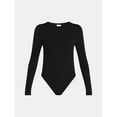 thumbnail image 4 of No Boundaries Seamless High Neck Bodysuit with Long Sleeves, Women's, 4 of 4