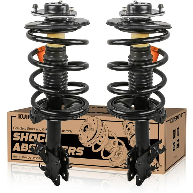 KUIPERAUTO Front Complete Struts shocks Assembly w/Coil Spring 172241 172240 Compatible for Nissan Maxima 3.5L 2004 2005 2006 2007 2008 Shock Absorbers Replacement 2PCS