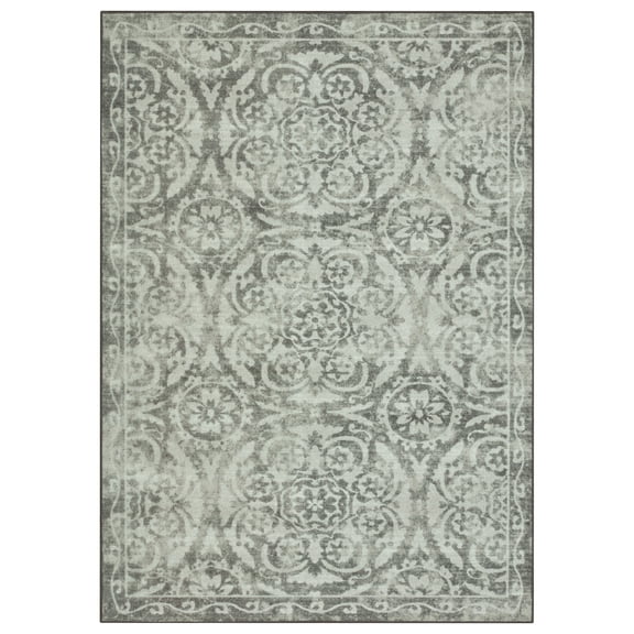 Maples Rugs Marisol Traditional Indoor Area Rug, 5' x 7', Gray
