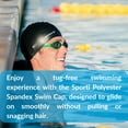 thumbnail image 3 of Sporti Swim Cap: Compressive Fit, Quick-Dry Polyester Spandex, Lightweight & Chlorine Resistant, 3 of 5