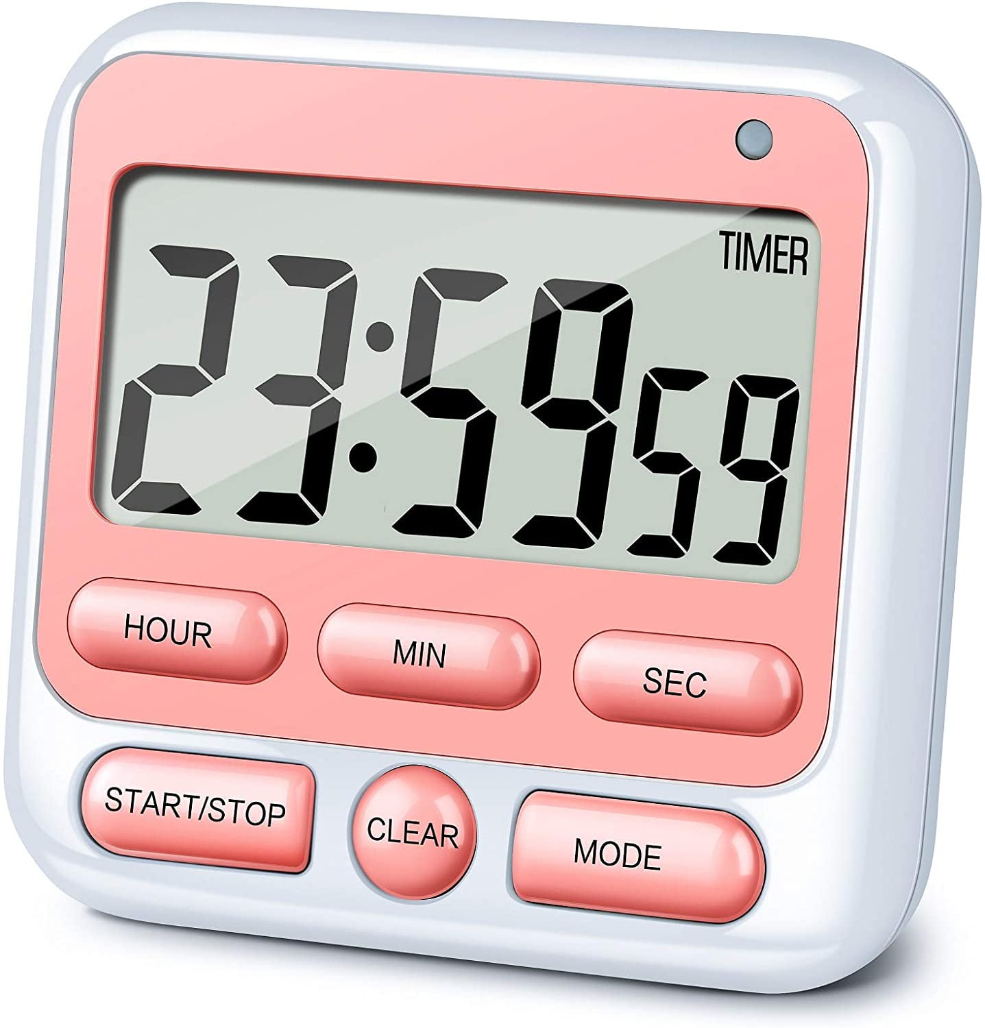 Brand: SmartCook Type: Mini LCD Kitchen Timer Specs: Magnetic, Count Down,  Alarm Clock Keywords: Digital, Kitchen Key Points: Clip On Feature, Large  Display Main Features: Multiple Alarm Sounds, Memory Function Scope Of