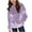 Purple, variant on Girls Velvet Hoodie Top Casual Oversized Pullover Sportswear Kids Winter Warm Cotton Long Sleeve Soft Hooded Sweatshirt Hoody Kids Cute Pullovers Top Fall Clothes with Pocket
