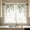 B, variant on Eucalyptus Print Kitchen Curtain Tiers, 2 Panel Short Cafe Curtains