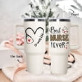 thumbnail image 3 of 40 oz NurseTumbler with handle Lid and Straw, Best Nurse Ever Vacuum Insulated Travel Coffee Mug CupTumbler,Nurse Gifts for Women, 3 of 6